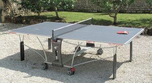 Material of outdoor table tennis table